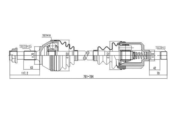 Drive Shaft (DDS210033)