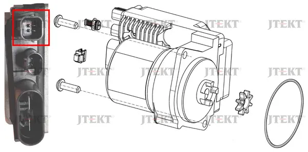 Electric Motor, steering gear (6916003624)