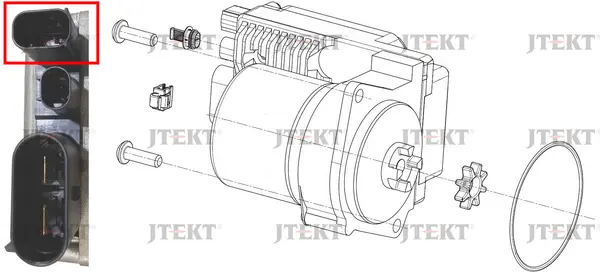 Electric Motor, steering gear (6916003481)