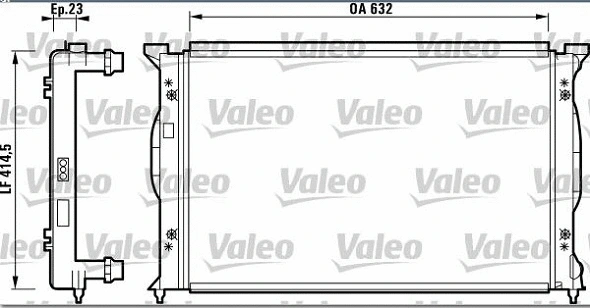 Radiator, engine cooling (732839)
