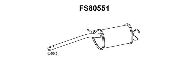 Rear Muffler