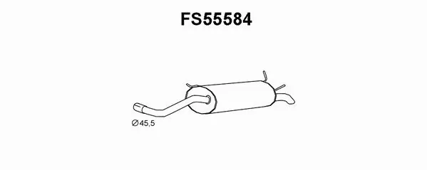 Rear Muffler