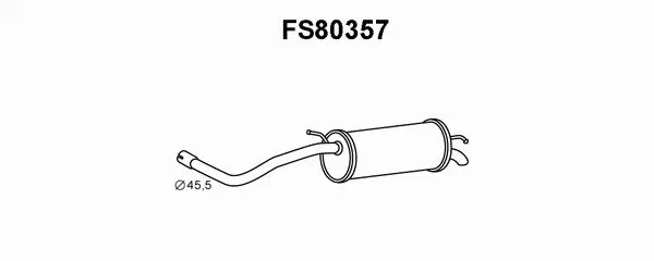 Rear Muffler