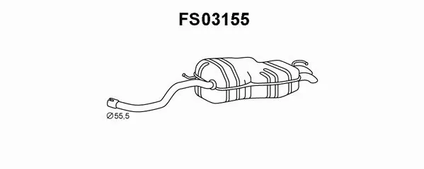 Rear Muffler