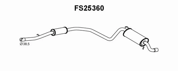 Rear Muffler