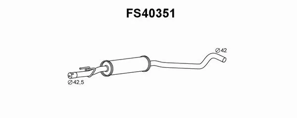 Centre Muffler