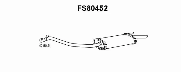 Rear Muffler