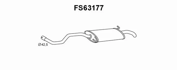 Rear Muffler