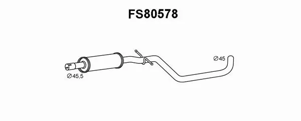 Centre Muffler