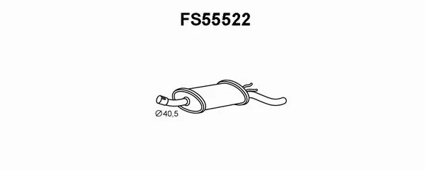 Rear Muffler