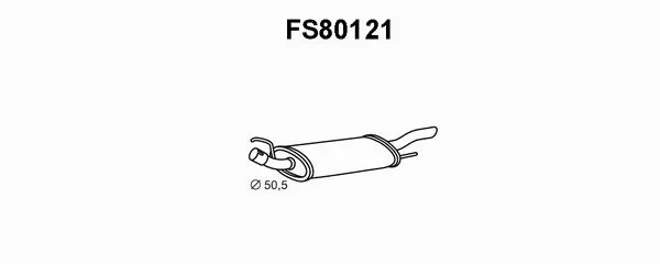 Rear Muffler
