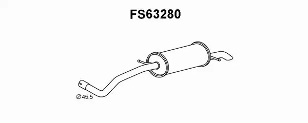 Rear Muffler