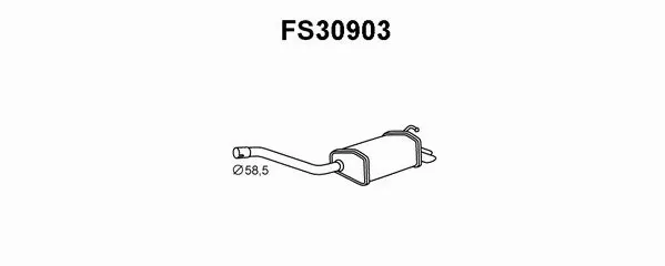 Rear Muffler