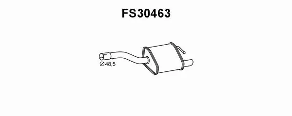Rear Muffler