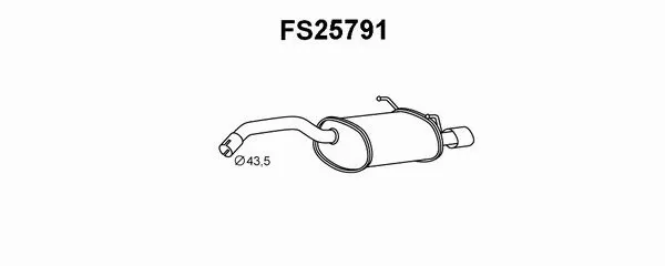Rear Muffler