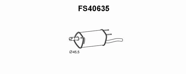 Rear Muffler