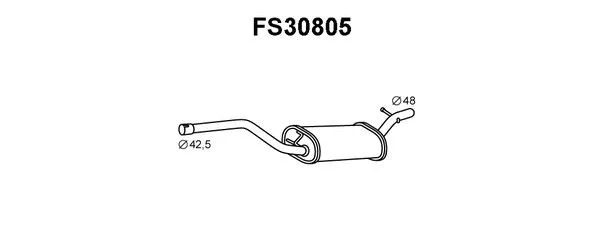 Centre Muffler