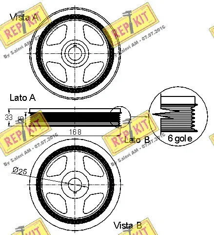 Belt Pulley, crankshaft