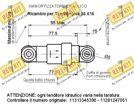 Vibration Damper, V-ribbed belt