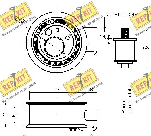 Tensioner Pulley, timing belt