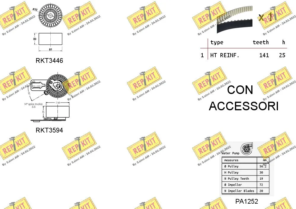Water Pump & Timing Belt Kit