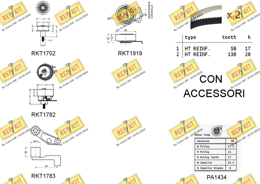 Water Pump & Timing Belt Kit