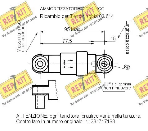 Vibration Damper, V-ribbed belt