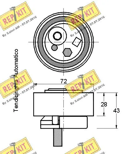 Tensioner Pulley, timing belt