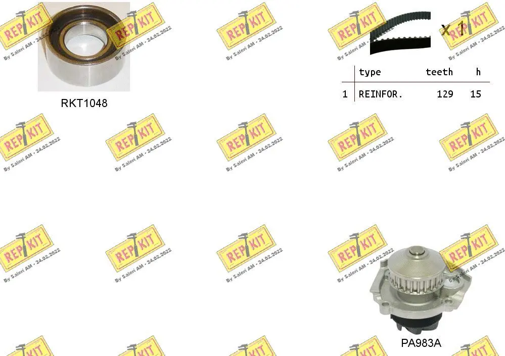 Water Pump & Timing Belt Kit (RKTK0846PA)