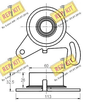 Tensioner Pulley, timing belt