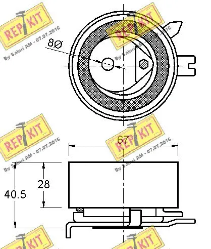 Tensioner Pulley, timing belt