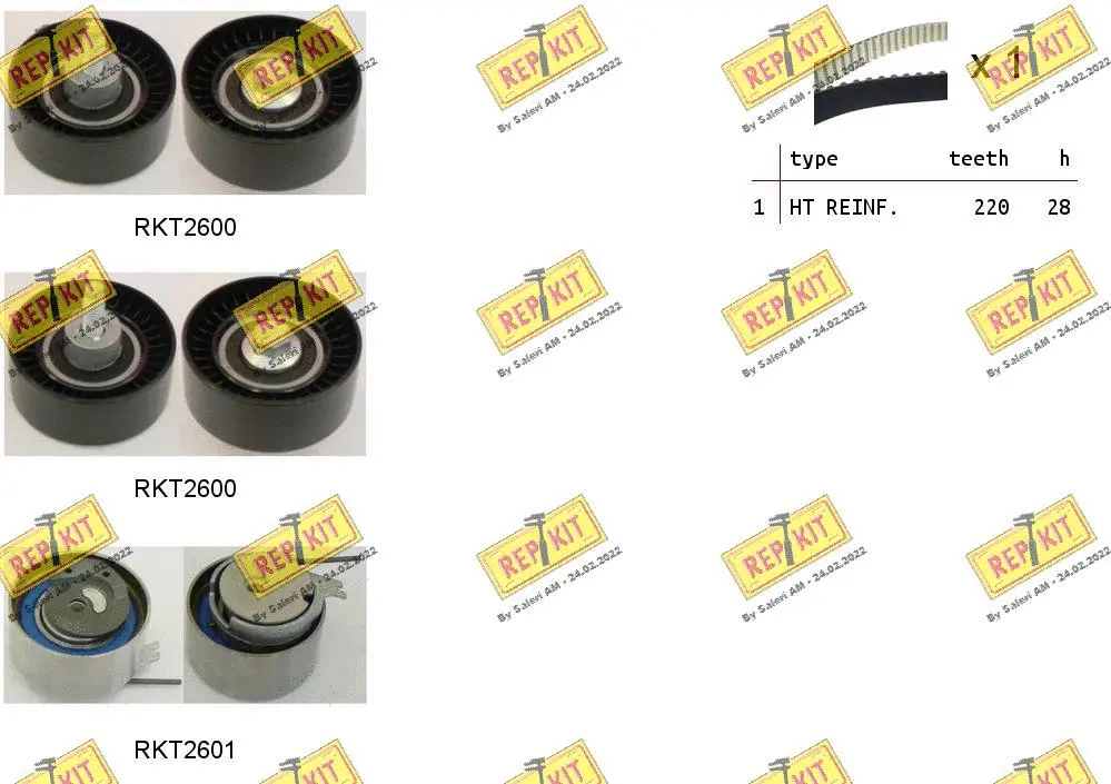 Timing Belt Kit (RKTK1067)