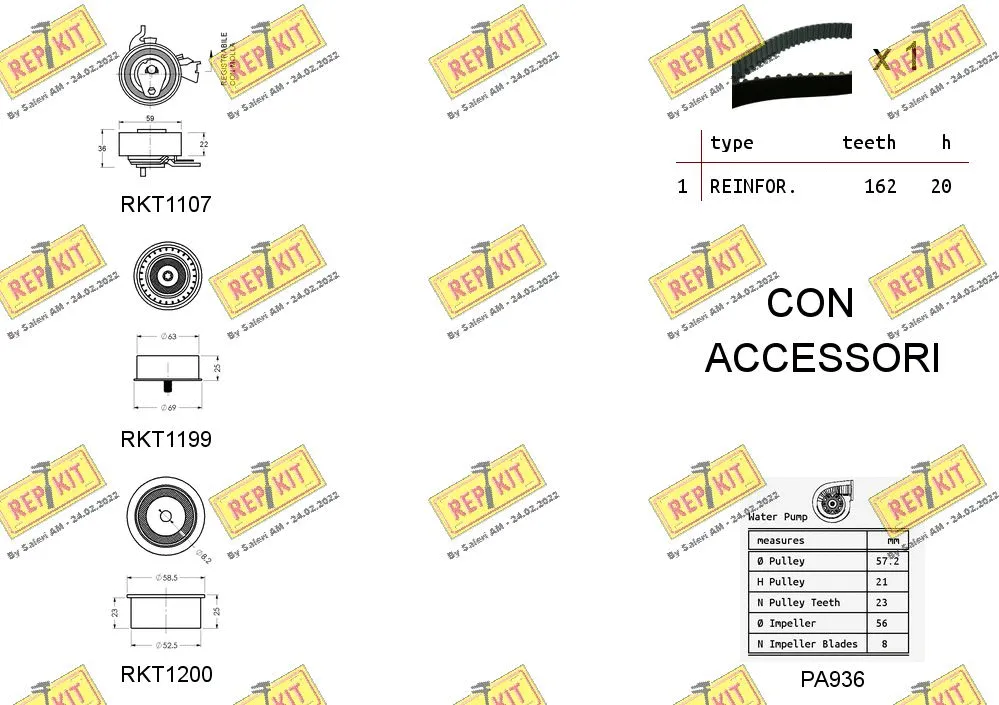 Water Pump & Timing Belt Kit