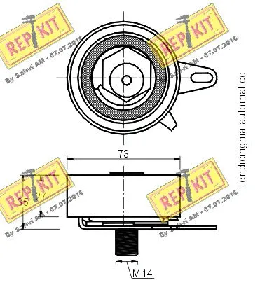 Tensioner Pulley, timing belt