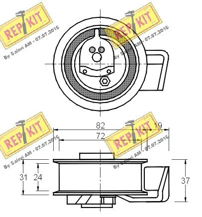Tensioner Pulley, timing belt