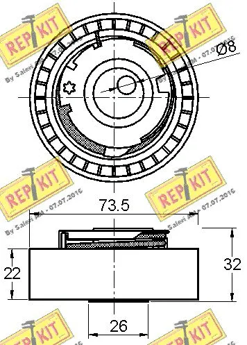 Tensioner Pulley, timing belt