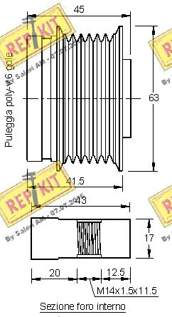 Alternator Freewheel Clutch