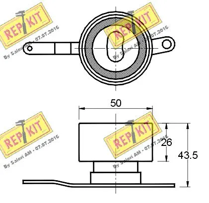 Tensioner Pulley, timing belt