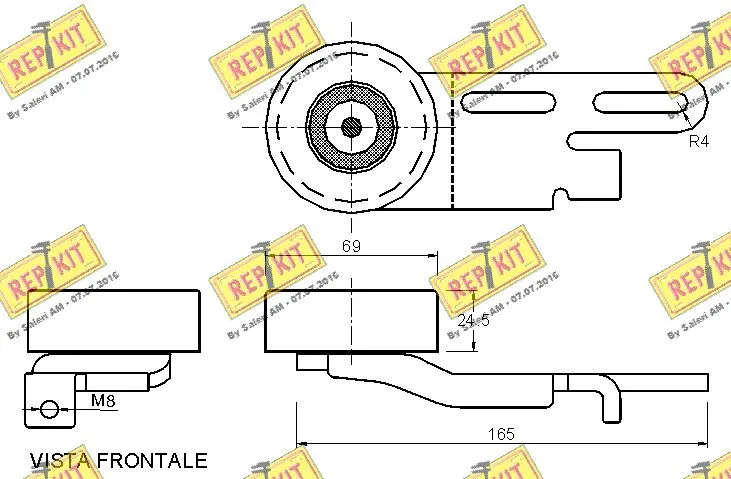 Belt Tensioner, V-ribbed belt