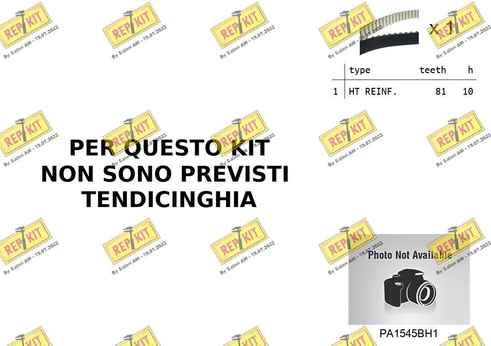 Water Pump & Timing Belt Kit (RKTK0B02PA3)