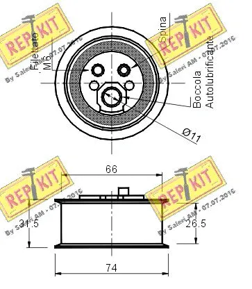 Tensioner Pulley, timing belt