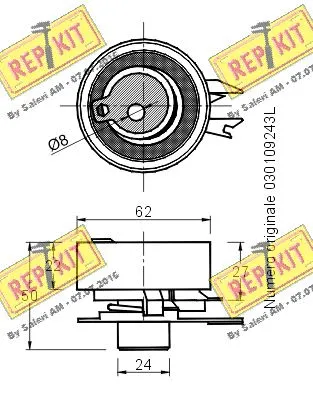 Tensioner Pulley, timing belt