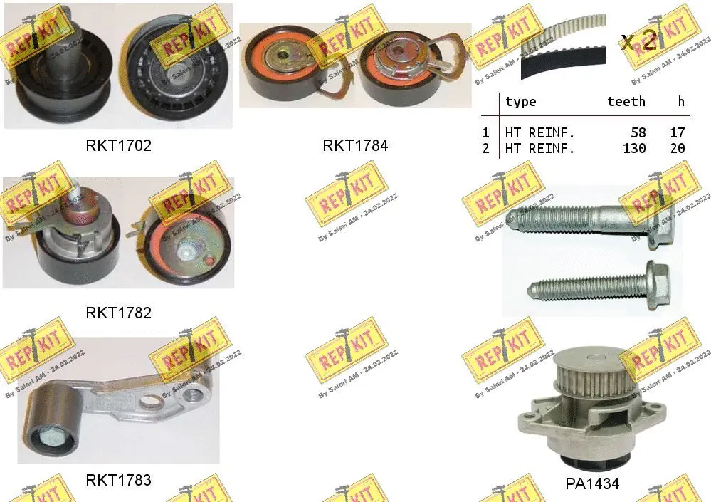 Water Pump & Timing Belt Kit (RKTK0919PA)