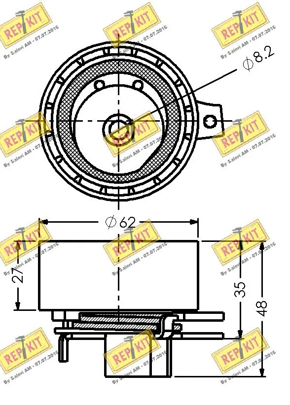 Tensioner Pulley, timing belt