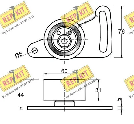 Tensioner Pulley, timing belt