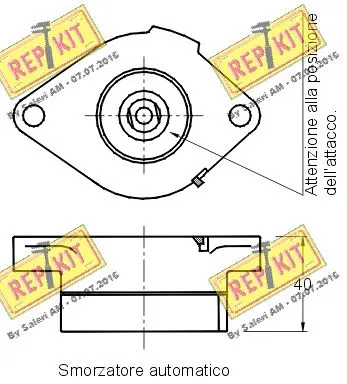 Belt Tensioner, V-ribbed belt