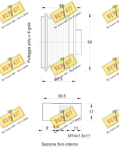 Alternator Freewheel Clutch