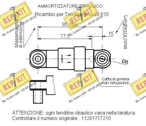Vibration Damper, V-ribbed belt