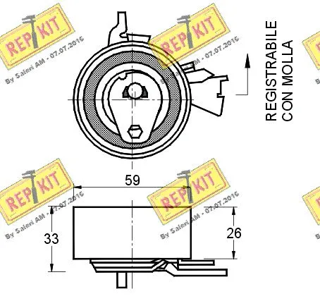 Tensioner Pulley, timing belt
