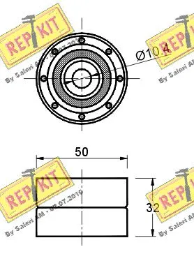 Deflection/Guide Pulley, timing belt